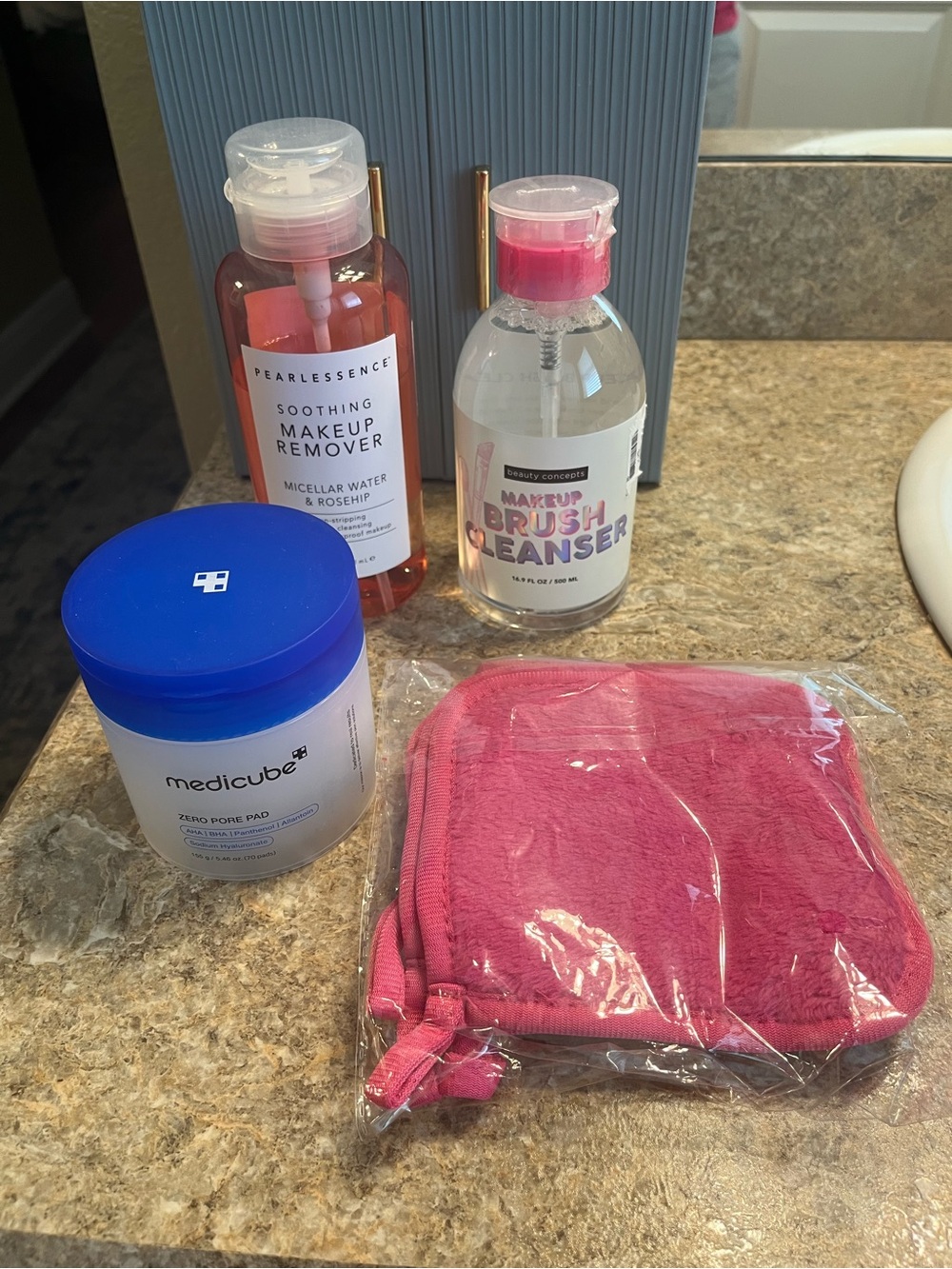 Skin care bundle *Products have been used except brush clear and clothes*